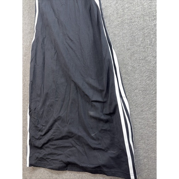adidas Originals Adicolor 3-Stripes Tank Maxi Dress in black Small - Picture 3 of 10
